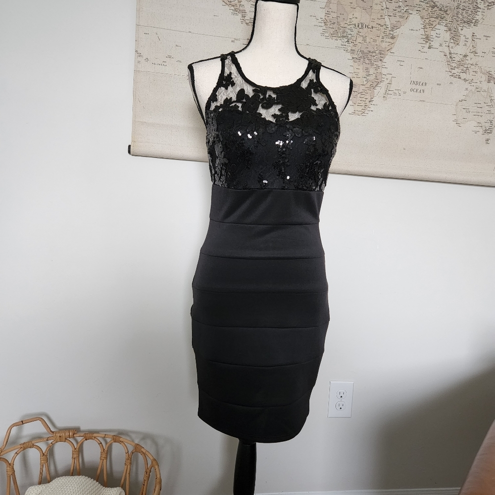 Women party short mini dress.
